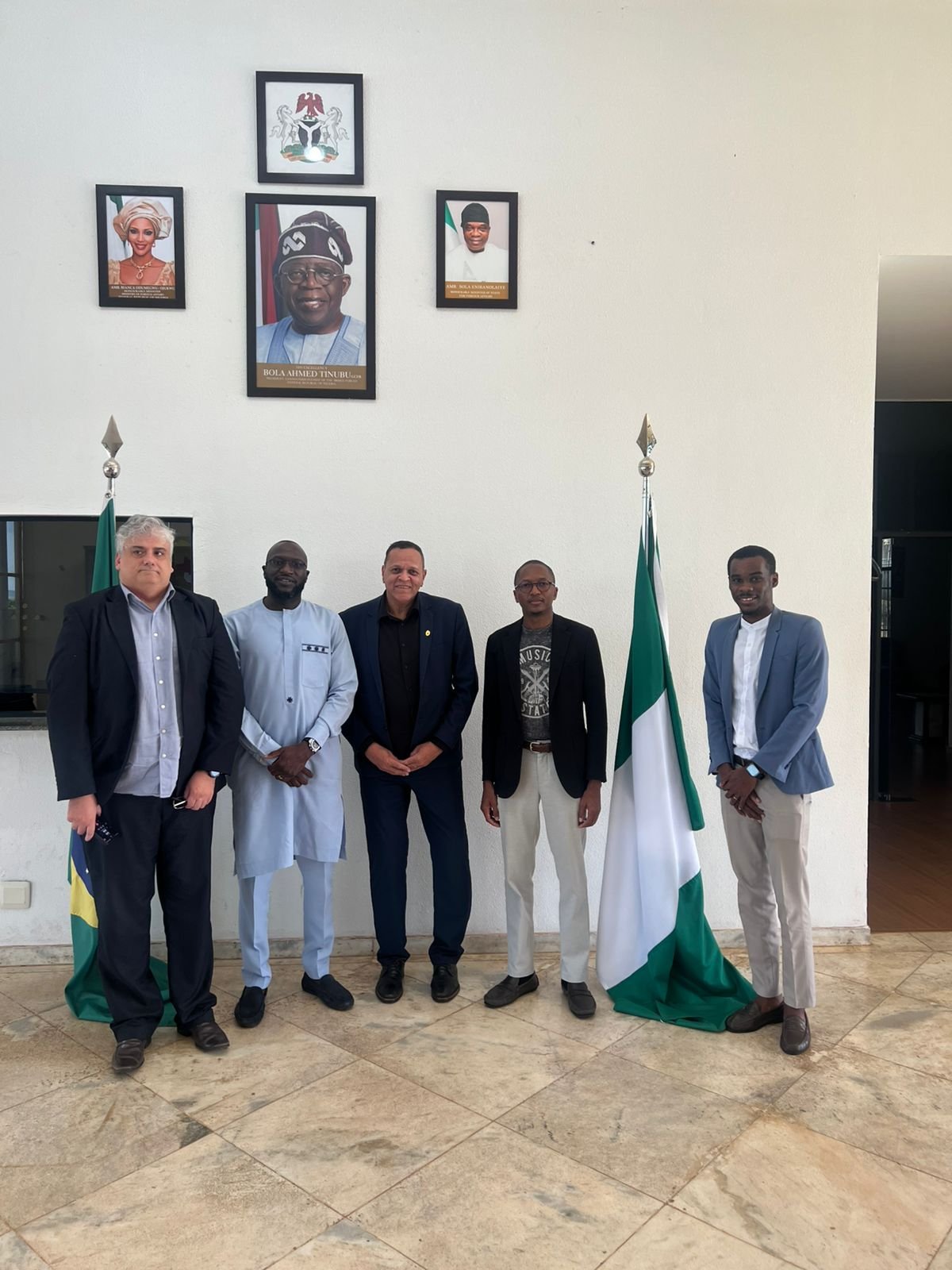Visita Cbraf na Embaixada da Nigeria